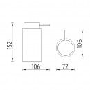 Nimco - PURE - Dvkova tekutho mdla, pumpika plast - PU 7031-40