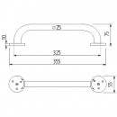 Nimco - UNIX - Madlo k van 355x25 mm - UN 13035BM-26