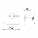 Nimco - UNIX nerez - Drk na toaletn papr - UNM 13055-10