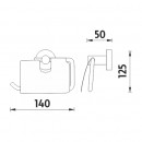 Nimco - UNIX nerez - Drk na toaletn papr - UNM 13055B-10