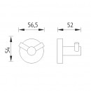 Nimco - UNIX nerez - Hek dvojit - UNM 13053-10