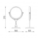 Nimco - Zrcadlo - Kosmetick zvtovac zrctko - ZR 3892A-26