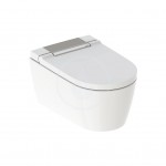 Geberit AquaClean Elektronick bidet Sela s keramikou, zvsn, Rimfree, SoftClosing, leskl chrom 146.222.21.1