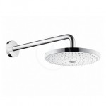 Hansgrohe Raindance Select S Hlavov sprcha 240, 2 proudy, EcoSmart 9 l/min, sprchov rameno 390 mm, bl/chrom 26470400