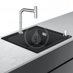 Hansgrohe Dezy Set dezu a baterie C51-F450-06, grafitov ern/chrom 43217000