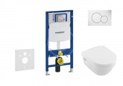 Geberit Duofix Sada pro zvsn WC + klozet a sedtko softclose Villeroy & Boch - sada s tlatkem Sigma01, bl 111.300.00.5 NB1