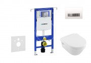 Sada pro zvsn WC + klozet a sedtko softclose Villeroy & Boch - sada s tlatkem Sigma50, vpl bl