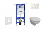 Geberit Duofix Sada pro zvsn WC + klozet a sedtko softclose Ideal Standard Quarzo - sada s tlatkem Sigma01, bl 111.355.00.5 ND1