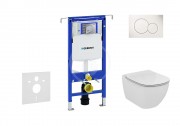 Geberit Duofix Sada pro zvsn WC + klozet a sedtko softclose Ideal Standard Tesi - sada s tlatkem Sigma01, bl 111.355.00.5 NE1