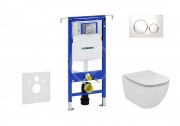 Geberit Duofix Sada pro zvsn WC + klozet a sedtko softclose Ideal Standard Tesi - sada s tlatkem Sigma30, leskl/matn/leskl chrom 111.355.00.5 NE6