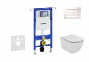 Geberit Duofix Sada pro zvsn WC + klozet a sedtko Ideal Standard Tesi - sada s tlatkem Sigma30, bl/leskl chrom/bl 111.355.00.5 NF5