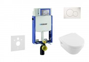 Geberit Kombifix Sada pro zvsn WC + klozet a sedtko softclose Villeroy & Boch - sada s tlatkem Sigma01, bl 110.302.00.5 NB1