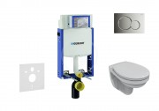 Geberit Kombifix Sada pro zvsn WC + klozet a sedtko softclose Ideal Standard Quarzo - sada s tlatkem Sigma01, chrom 110.302.00.5 ND2