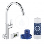 Grohe Blue Pure Set dezov baterie BauCurve s filtrac, chrom 30385000