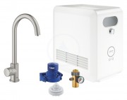 Grohe Blue Professional Dezov ventil Mono s chladicm zazenm a filtrac, supersteel 31302DC2