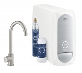 Grohe Blue Home Dezov ventil Mono Connected, s chladcm zazenm a filtrac, supersteel 31498DC1