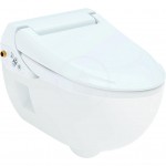 Elektronick bidet 4000 s keramikou, Rimfree, SoftClosing, alpsk bl