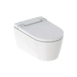 Geberit AquaClean Elektronick bidet Sela s keramikou, zvsn, Rimfree, SoftClosing, alpsk bl 146.222.11.1