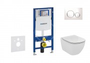 Geberit Duofix Sada pro zvsn WC + klozet a sedtko softclose Ideal Standard Tesi - sada s tlatkem Sigma20, bl/leskl chrom/bl 111.300.00.5 NE4