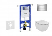 Geberit Duofix Set pedstnov instalace, klozetu a sedtka Ideal Standard, tlatka Sigma30, Aquablade, SoftClose, chrom 111.355.00.5 NU6