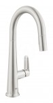 Grohe ZedraTouch Dezov baterie s vsuvnou sprkou, supersteel 30419DC0