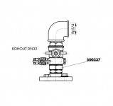 Kompletn vstup k regulroru ALZ s KK - 5/4"