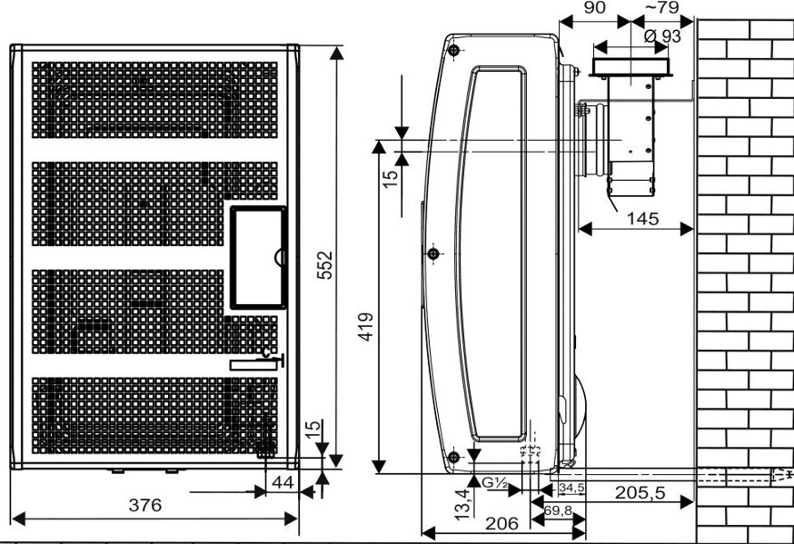 Mora PT 6153 VÝKRES Mora PT 6153 VÝKRES