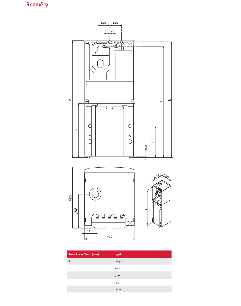 Protherm LEV 30 KKZ rozmry