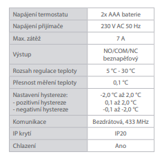 TC 305-RF tech.list